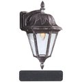 Special Lite Products Special Lite Products 3940-BLK-BV Floral Large Post Mount Light; Black 3940-BLK-BV